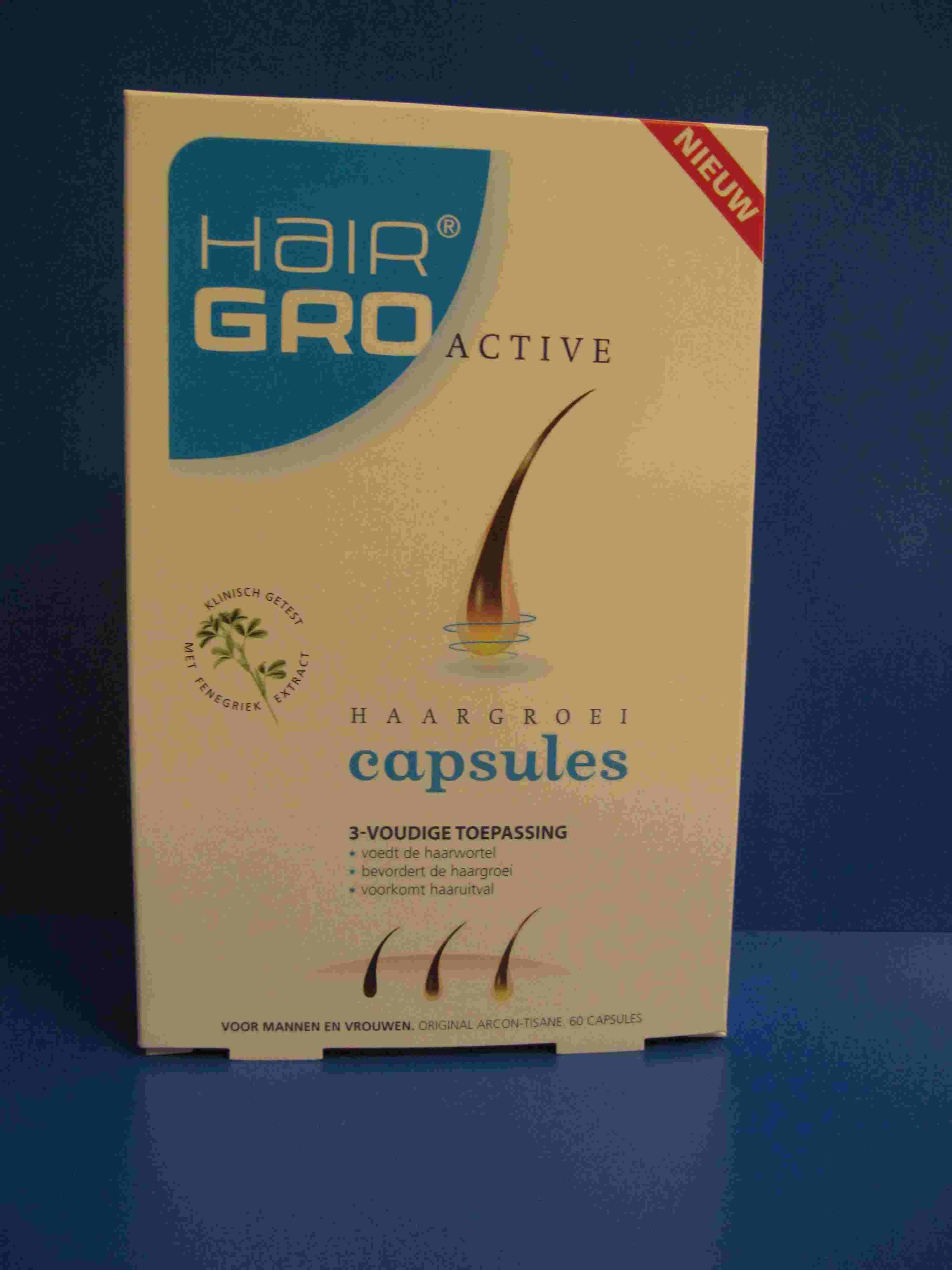 Hairgro Active capsules  verminderde hairgroei voorkomt haaruitval dun haar voedt haarwortel.jpg